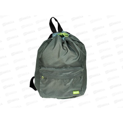 Рюкзак ПП на шнурке, GREY STYLE, серый, РЦ-0946 26х40х17см
