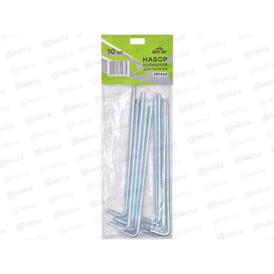 Набор колышков для палатки 18см*6мм 10шт RUSH WAY, 281468    гб