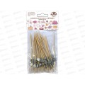 Шпажки для канапе Звезды серебро набор 24шт VL80-592