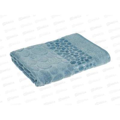 Полотенце махровое 70*130 LuxoR Коаст серо-голубой