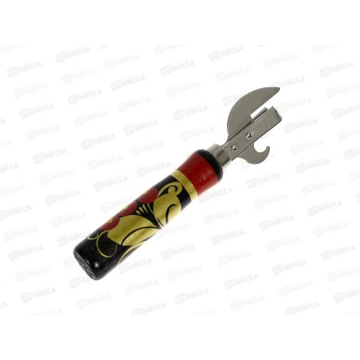 Открывалка  с деревянной ручкой клепанная 160мм 2279