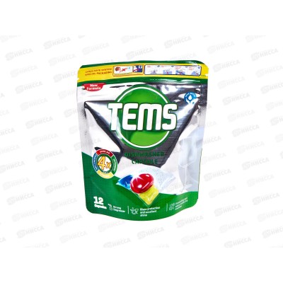 TEMS DISHWASHER CAPSULE Капсулы д/пмм 12шт *10