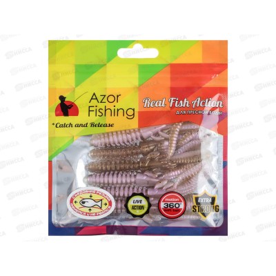 Приманка AZOR FISHING силик Кальмар 75мм 5шт 145-009 г
