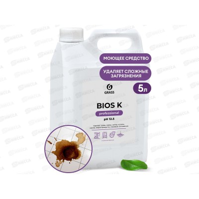 Bios K моющее средство, для сложных загрязнений, 5,6кг  *4  125196