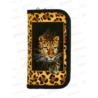 Пенал ПЧЕЛКА 2 отд, Леопард 2025 190*105, ПО-09 *30