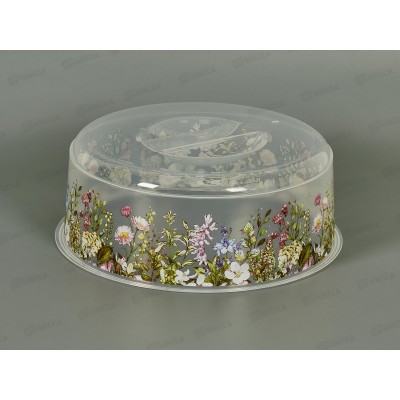 Крышка д/СВЧ Bergamo 250мм с декором 223112001/00 *13