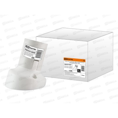 Электропатрон TDM E27 наклонный, термост.пластик, белый, 0059 *10/200 Электропатрон TDM E27 наклонный, термост.пластик, белый, 0059 *10/200