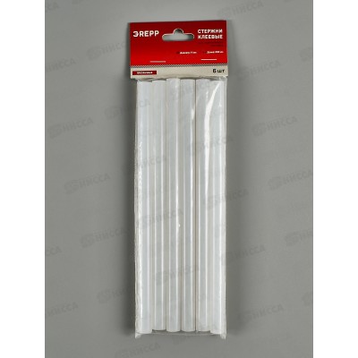 Сменные клеевые патроны 6шт d-11мм,длина 200мм 501-103