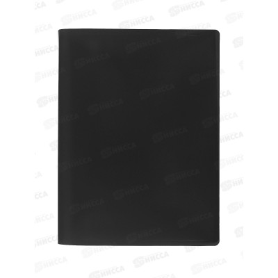 Папка с мульт.  10стр Silwerhof ECO А4 черн, 2062994 *25