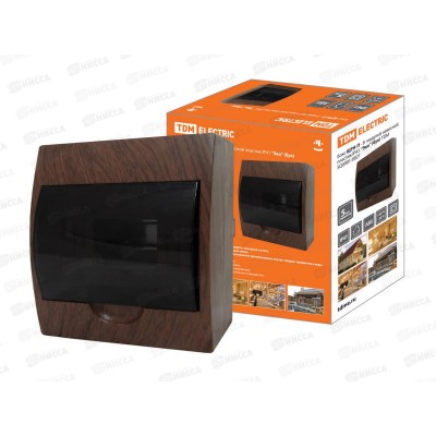 Бокс ЩРН-П-8 модулей навесной пластик IP41 "Эко" (бук) TDM, 0021 *1/20 Бокс ЩРН-П-8 модулей навесной пластик IP41 "Эко" (бук) TDM, 0021 *1/20