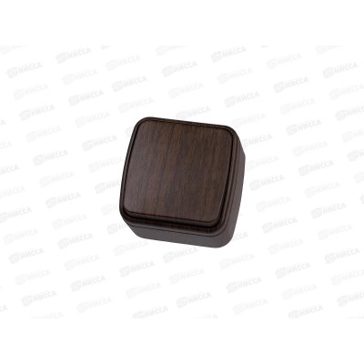 Выключатель 1-клавиша открытой установки IP20 10А, венге "Дача" Народная, 0041 *10/100 Выключатель 1-клавиша открытой установки IP20 10А, венге "Дача" Народная, 0041 *10/100