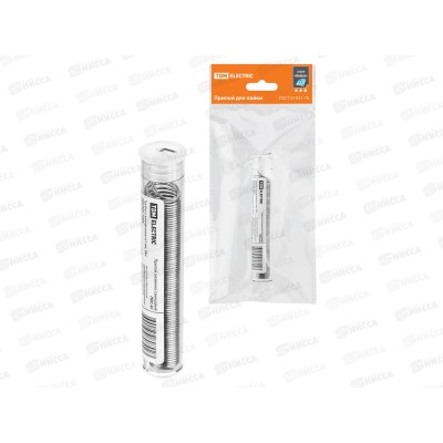 Припой ПОС 61, трубка с канифолью, ГОСТ 21931-76, d1мм, 16 г, колба, серия "Алмаз" TDM, 1603 Припой ПОС 61, трубка с канифолью, ГОСТ 21931-76, d1мм, 16 г, колба, серия "Алмаз" TDM, 1603