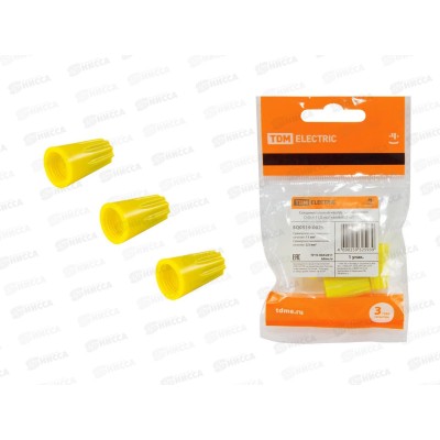 Соединительный изолирующий зажим СИЗ-4 11,0 мм2 желтый (5шт) TDM, 0029