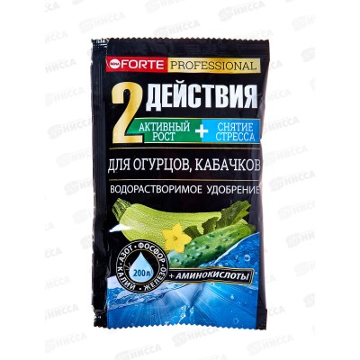 Bona Forte Удобрение Для огурцов, кабачков 100гр *10/30