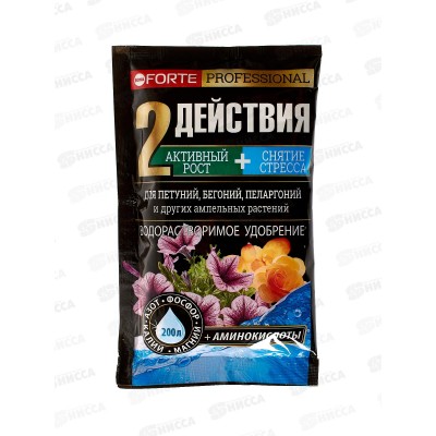 Bona Forte Удобрение Для петуний, бегоний, пеларгоний 100гр *10/30 Bona Forte Удобрение Для петуний, бегоний, пеларгоний 100гр *10/30