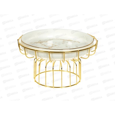 Блюдо на металлической подставке 7565 22*12,5см 272010