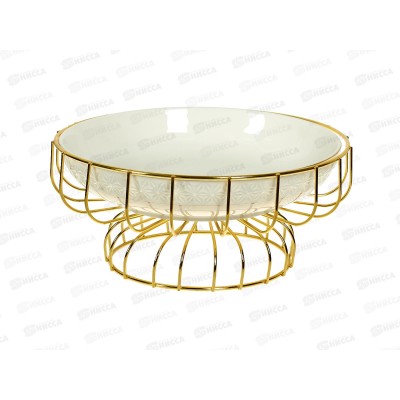 Блюдо на метал подст LTBH-P1420-ATJСнежная королева 23см 190014