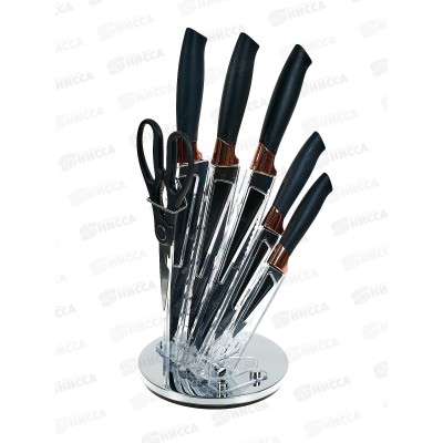 Набор ножей 7286 с подставкой 7 предметов 275993