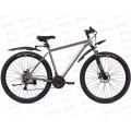 Велосипед 29" 21ск RUSH XS 925 DISC AL серый рама 21", 320059