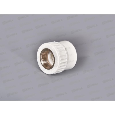 Адаптер PP-R с внутренней резьбой  белый 32x3/4&quot Jakko *10/60