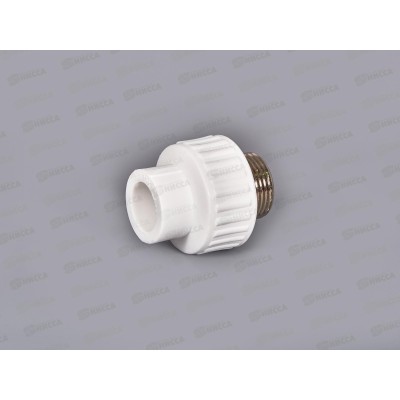 Адаптер PP-R с наружней резьбой  белый 25x1&quot Jakko *20/140