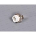 Муфта разъемная PP-R ЭКО 25*1/2&quot нар.резьба, белый, Jakko *30/150