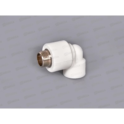 Отвод PP-R нар.резьба  20*1/2&quot Jakko *20/80