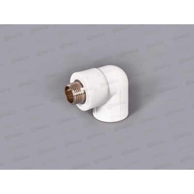 Отвод PP-R нар.резьба 25*1/2" Jakko *10/120 Отвод PP-R нар.резьба 25*1/2" Jakko *10/120
