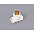Тройник PP-R с нар.рез.  белый 25x3/4&quot Jakko *10/80