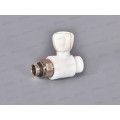 Клапан радиатора прямой (шаровый) PP-R 20x1/2" белый, Jakko *20/100