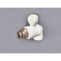 Клапан радиатора угловой (шаровый) PP-R 25x3/4" белый, Jakko *15/60