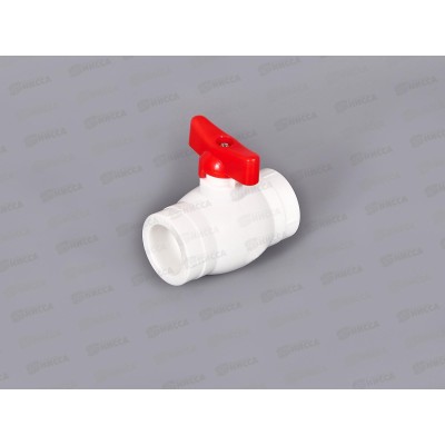 Кран шар. PP-R мини  25 белый, Jakko *10/100