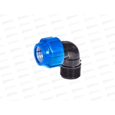 Отвод компрес. с наружней резьбой  25x1" Jakko *30/360