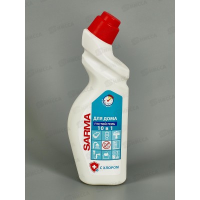 Сарма ср-во д/сантехники гель С хлором Универсал 750г *18