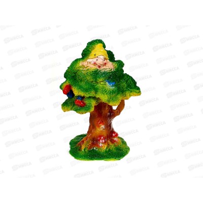 Фигура садовая из гипса &quotГном на дереве&quot (290*230мм) арт.426