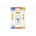 Флеш-карта Perfeo USB  4GB C02 White, PF-C02W004