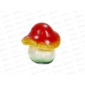 Фигура садовая из гипса "Гриб-Мухомор" (150*140мм) арт.178  *2 Фигура садовая из гипса "Гриб-Мухомор" (150*140мм) арт.178  *2