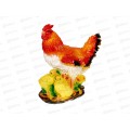 Фигура садовая из гипса &quotКурица с цыплятами&quot (330*300мм) арт.110