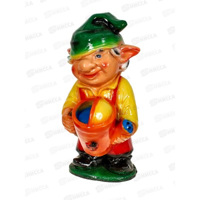 Фигура садовая из гипса &quotТролль с лейкой&quot (550*300мм) арт.365