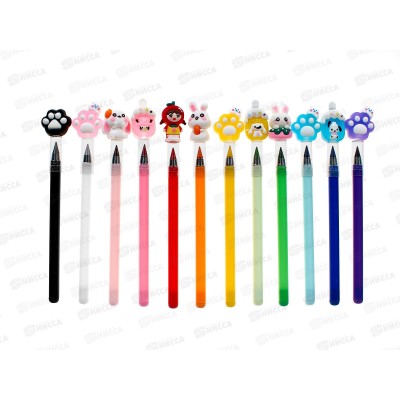 Карандаши 12цв MAZARI вечные с насадками М-7079