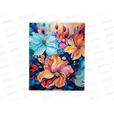 Тетрадь 96л кл. АКАД Яркие цветы EAC-15172/5  *10/60 Тетрадь 96л кл. АКАД Яркие цветы EAC-15172/5  *10/60