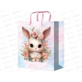 Пакет подарочный MI 22х31х10см Славный зайчик, ППК-4446 *12