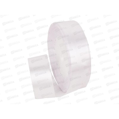 Лента упаковочная атласн MI Классика 25см х 22м белый БЛ-5617