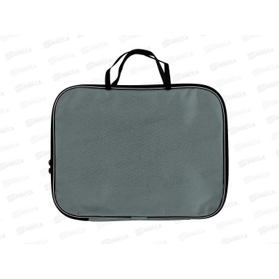 Папка-планшет BEIFA А4, с ручками серая ткань полиэстер  А4-101 *5