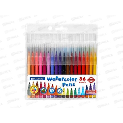 Фломастеры 36цв. BRAU классические premium,152505 *12