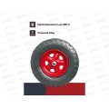 Колесо д/тач 4.80/4.00-8 D20мм полиуретан, серое