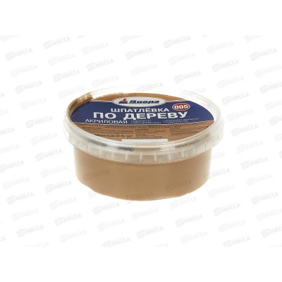 Шпатлевка по дереву акриловая Д-005 Бук 0,5кг *1/6