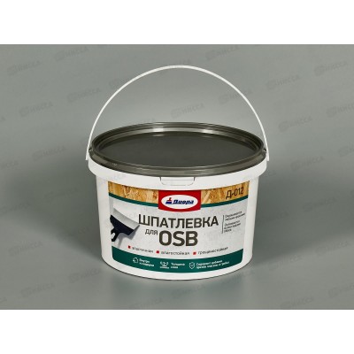 Шпатлевка для OSB Д-012 3,0кг *1/8