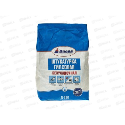 Штукатурка гипсовая Д-330 5,0кг *1/5 Штукатурка гипсовая Д-330 5,0кг *1/5