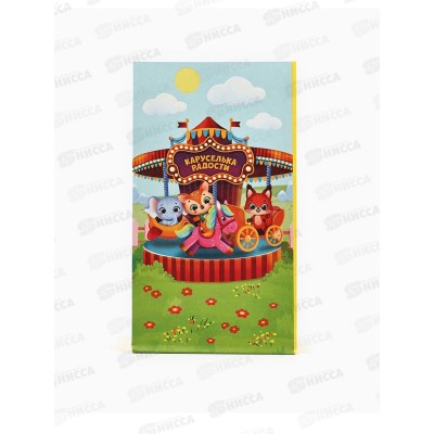 Пакет подар. &quotЗверята&quot 10*19,5*7см без ручек *5 10228971